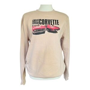 Chevy Camaro/Chevy
Corvette Crewneck Pullover Sweatshirt Men's Size Small